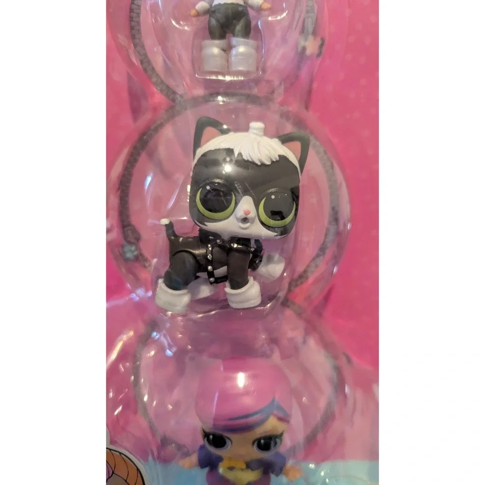 LOL Surprise 3 Pack Figure Set‎ Mini Doll Pet Cat and Lil Sister 2021 MGA New